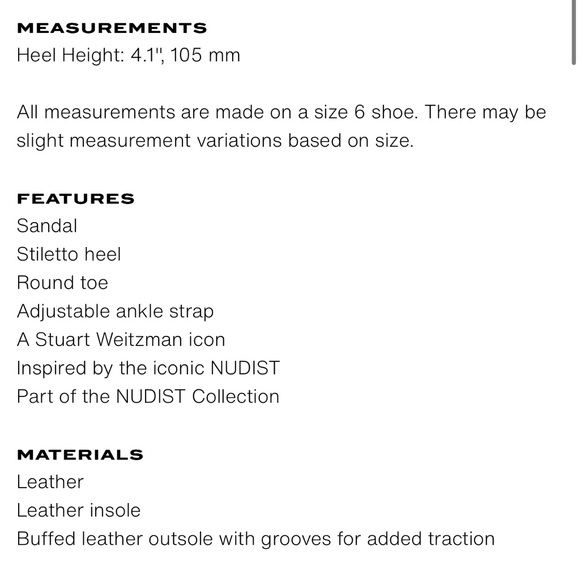 Stuart Weitzman Nudistsong Strap Sandal Heels in Leather/Black - Picture 2 of 10